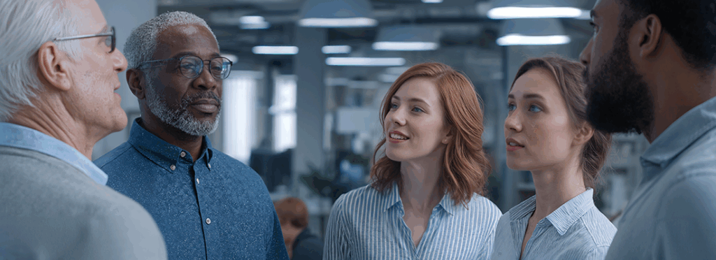 Ilustração representando canal de denúncias em pequenas empresas com foco em ética e integridade